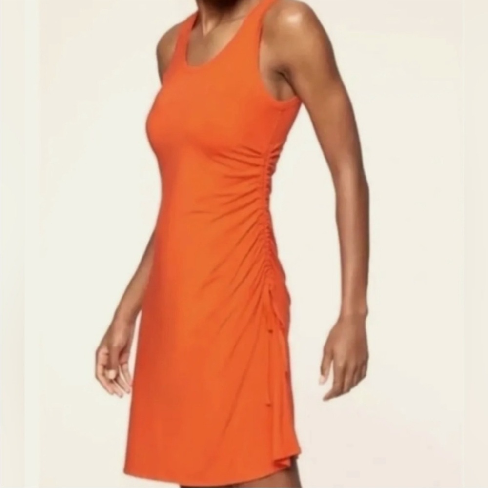 Athleta Side Gather Athletic Lounge Dress